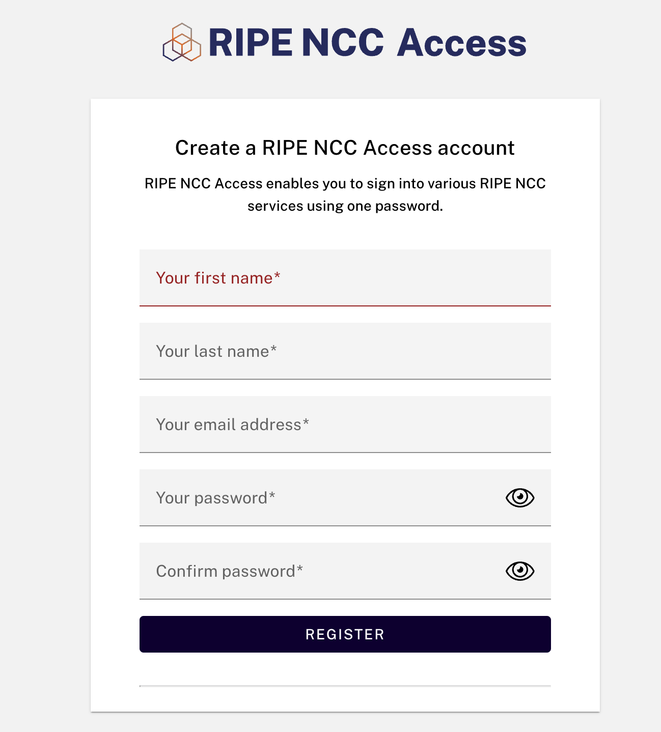 How to create RIPE Membership Step 2